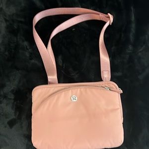 Lululemon Curbed Lines Crossbody Bag—Pink Pastel